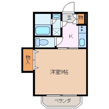 南松本駅 徒歩30分 1階の物件間取画像